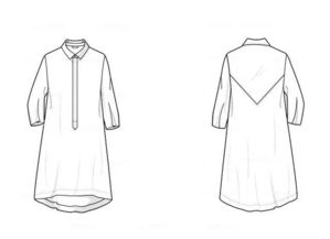 品牌公司是這樣畫款式圖的 帶你全面了解企業服裝款式圖